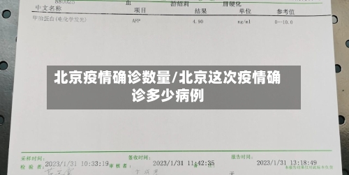北京疫情确诊数量/北京这次疫情确诊多少病例