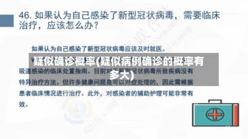 疑似确诊概率(疑似病例确诊的概率有多大)-第2张图片