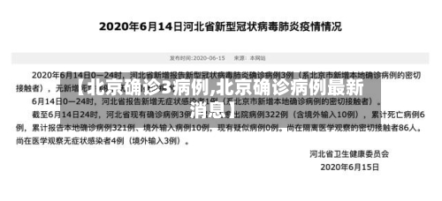 【北京确诊3病例,北京确诊病例最新消息】