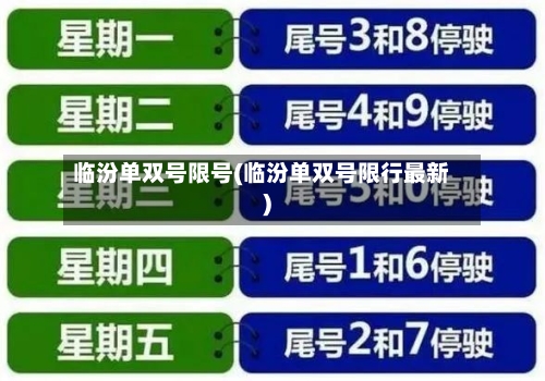 临汾单双号限号(临汾单双号限行最新)