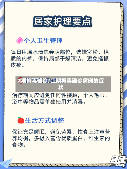 2期梅毒确诊/二期梅毒确诊病例的症状