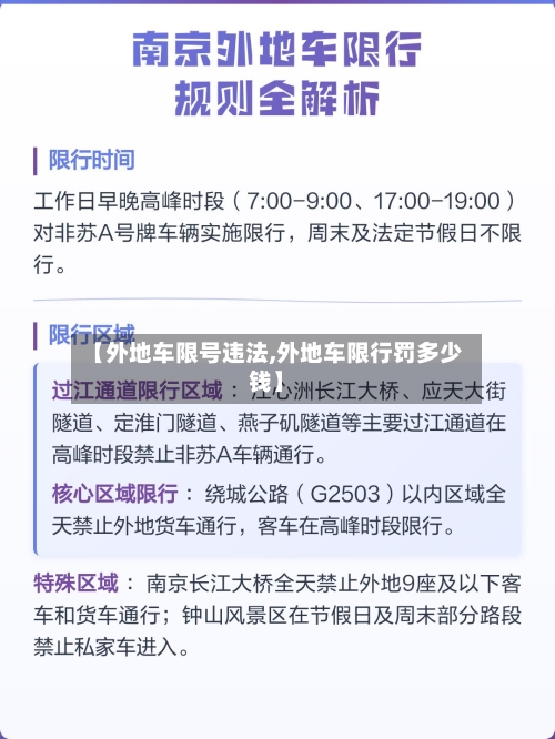 【外地车限号违法,外地车限行罚多少钱】-第2张图片
