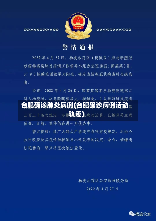 合肥确诊肺炎病例(合肥确诊病例活动轨迹)-第2张图片