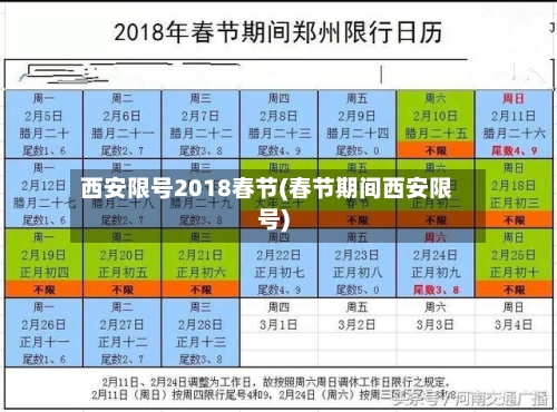 西安限号2018春节(春节期间西安限号)