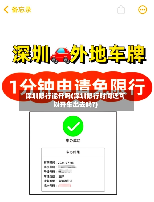 _深圳限行能开吗(深圳限行时间还可以开车出去吗?)