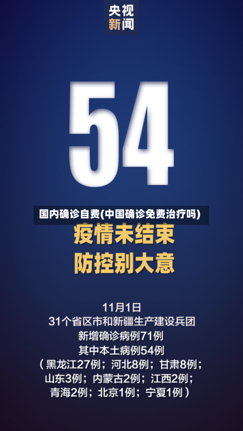 国内确诊自费(中国确诊免费治疗吗)