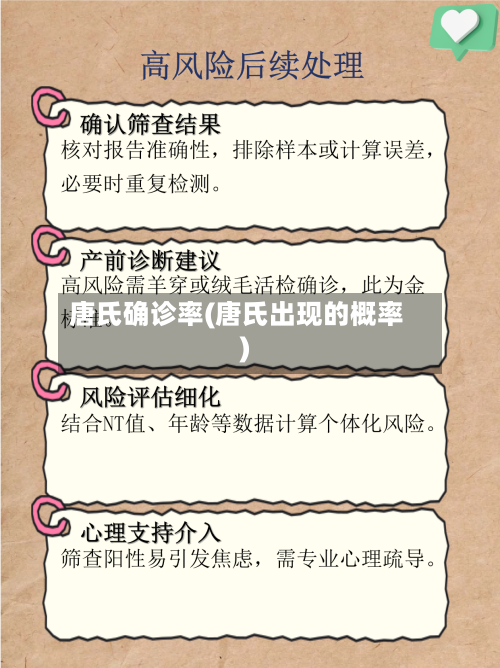 唐氏确诊率(唐氏出现的概率)