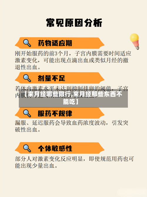 【来月经哪些限行,来月经那些东西不能吃】-第2张图片