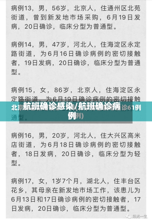 航班确诊感染/航班确诊病例