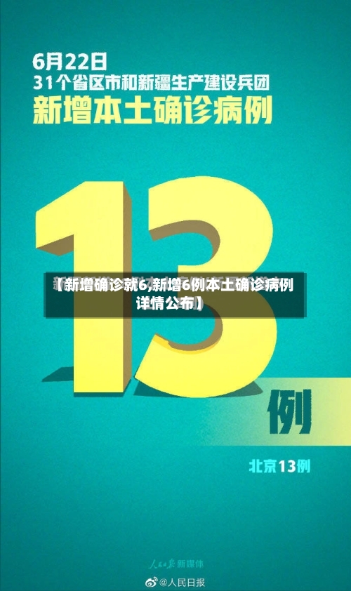 【新增确诊就6,新增6例本土确诊病例详情公布】