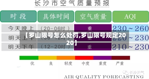【罗山限号怎么处罚,罗山限号规定2020】