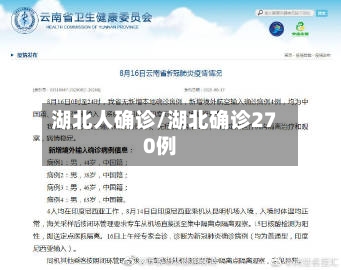 湖北人确诊/湖北确诊270例-第2张图片