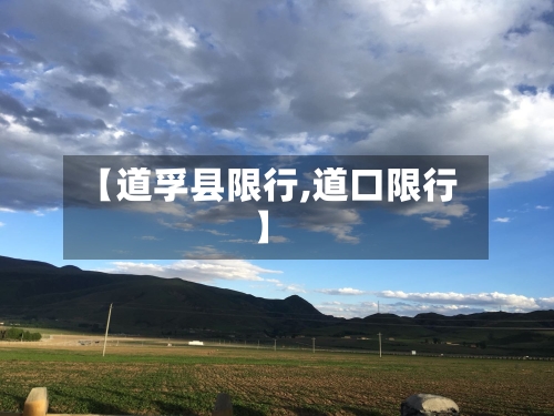 【道孚县限行,道口限行】-第3张图片