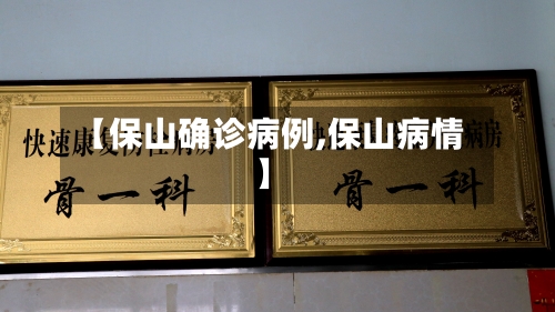 【保山确诊病例,保山病情】-第2张图片