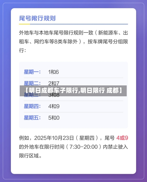【明日成都车子限行,明日限行 成都】