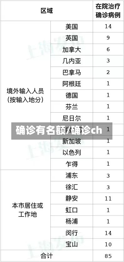 确诊有名额/确诊ch