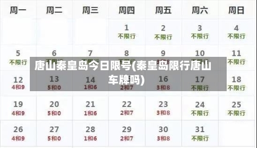 唐山秦皇岛今日限号(秦皇岛限行唐山车牌吗)