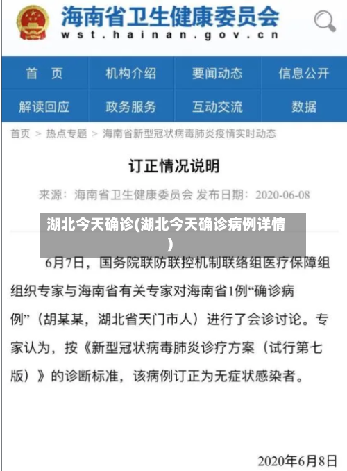 湖北今天确诊(湖北今天确诊病例详情)-第2张图片