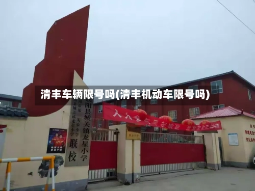 清丰车辆限号吗(清丰机动车限号吗)