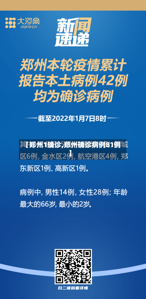 【郑州1确诊,郑州确诊病例81例】
