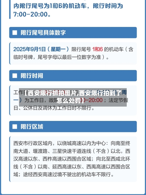 【西安限行抓拍图片,西安限行拍到了怎么处罚】