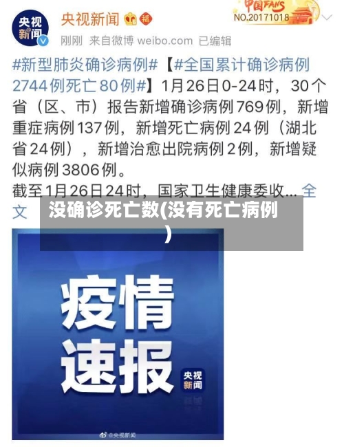 没确诊死亡数(没有死亡病例)