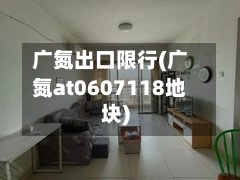 广氮出口限行(广氮at0607118地块)