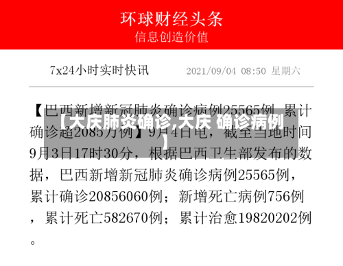 【大庆肺炎确诊,大庆 确诊病例】-第3张图片