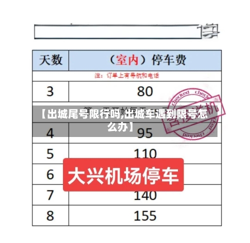 【出城尾号限行吗,出城车遇到限号怎么办】-第3张图片