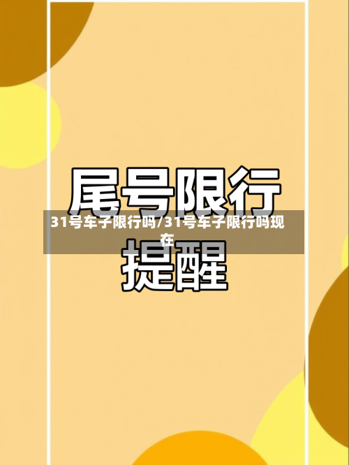 31号车子限行吗/31号车子限行吗现在-第2张图片