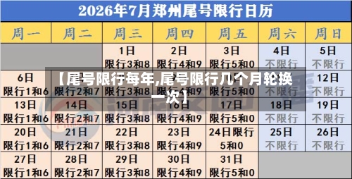 【尾号限行每年,尾号限行几个月轮换一次】-第2张图片