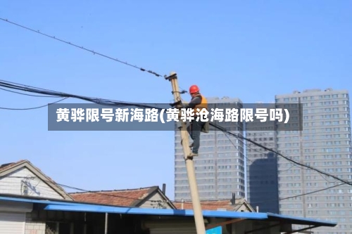 黄骅限号新海路(黄骅沧海路限号吗)-第2张图片