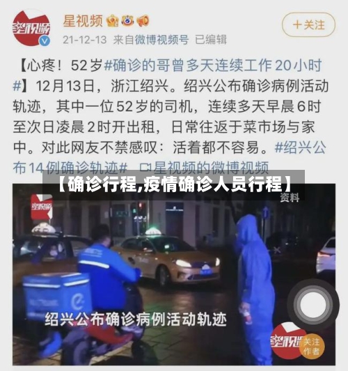【确诊行程,疫情确诊人员行程】