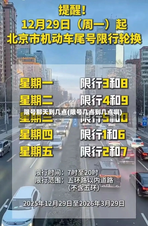 限号那天到几点(限号几点到几点啊)