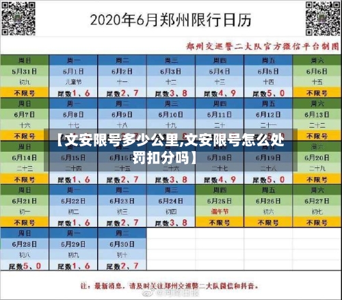 【文安限号多少公里,文安限号怎么处罚扣分吗】-第3张图片
