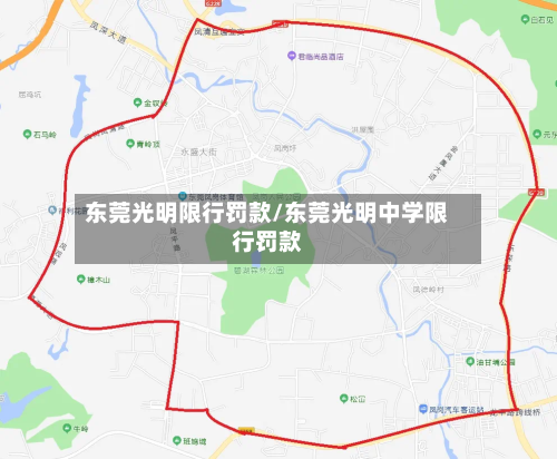 东莞光明限行罚款/东莞光明中学限行罚款-第3张图片