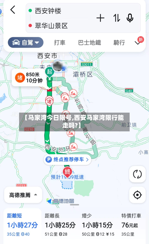 【马家湾今日限号,西安马家湾限行能走吗?】-第3张图片