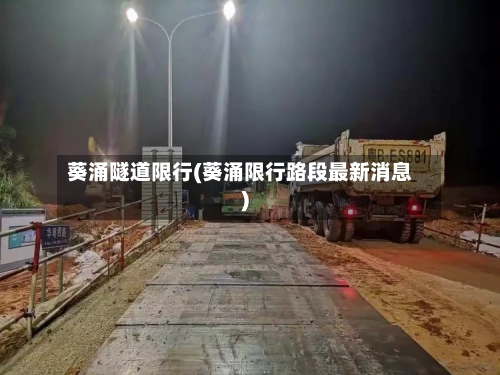 葵涌隧道限行(葵涌限行路段最新消息)