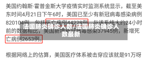 法国肺炎确诊人数/法国肺炎确诊人数最新-第2张图片