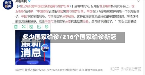 多少国家确诊/216个国家确诊新冠-第3张图片