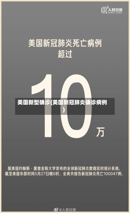 美国新型确诊(美国新冠肺炎确诊病例)