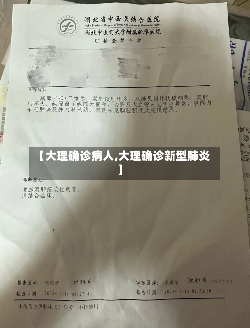 【大理确诊病人,大理确诊新型肺炎】-第2张图片