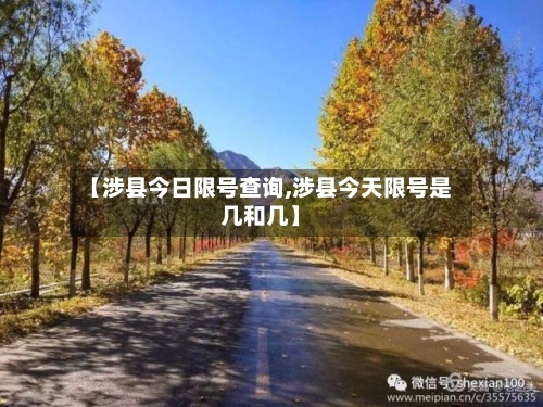 【涉县今日限号查询,涉县今天限号是几和几】-第2张图片