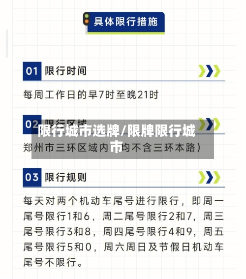 限行城市选牌/限牌限行城市-第2张图片
