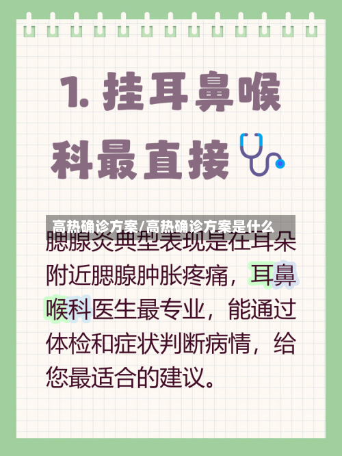 高热确诊方案/高热确诊方案是什么