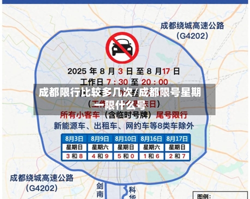 成都限行比较多几次/成都限号星期一限什么号