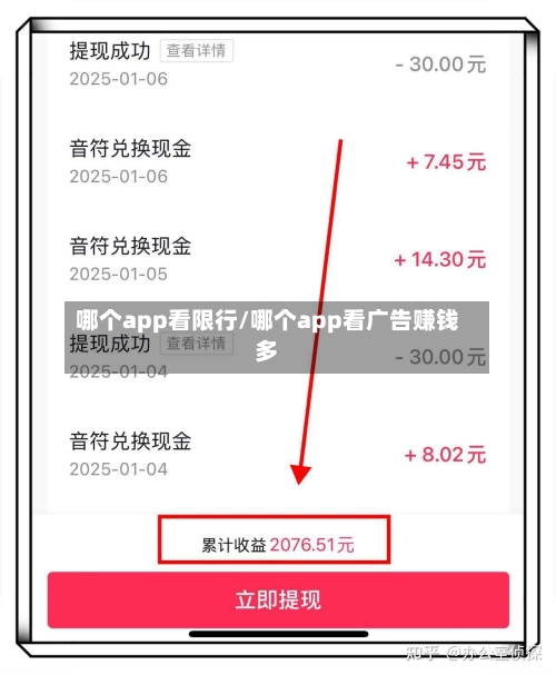 哪个app看限行/哪个app看广告赚钱多