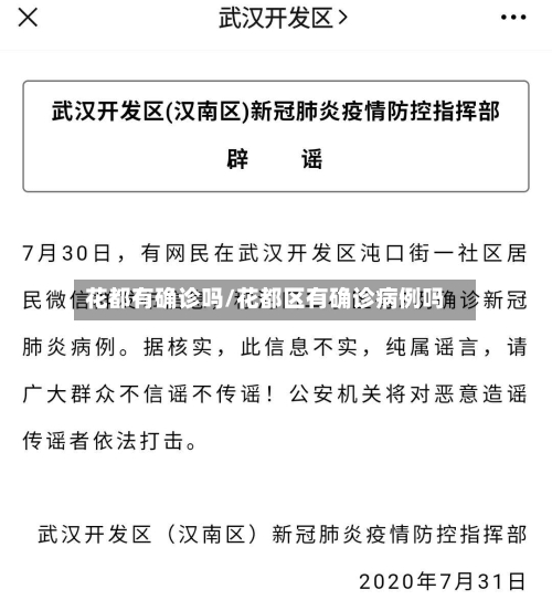 花都有确诊吗/花都区有确诊病例吗