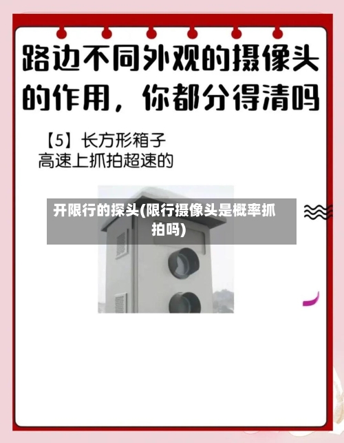 开限行的探头(限行摄像头是概率抓拍吗)-第2张图片