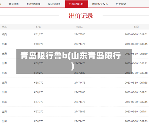 青岛限行鲁b(山东青岛限行)-第3张图片